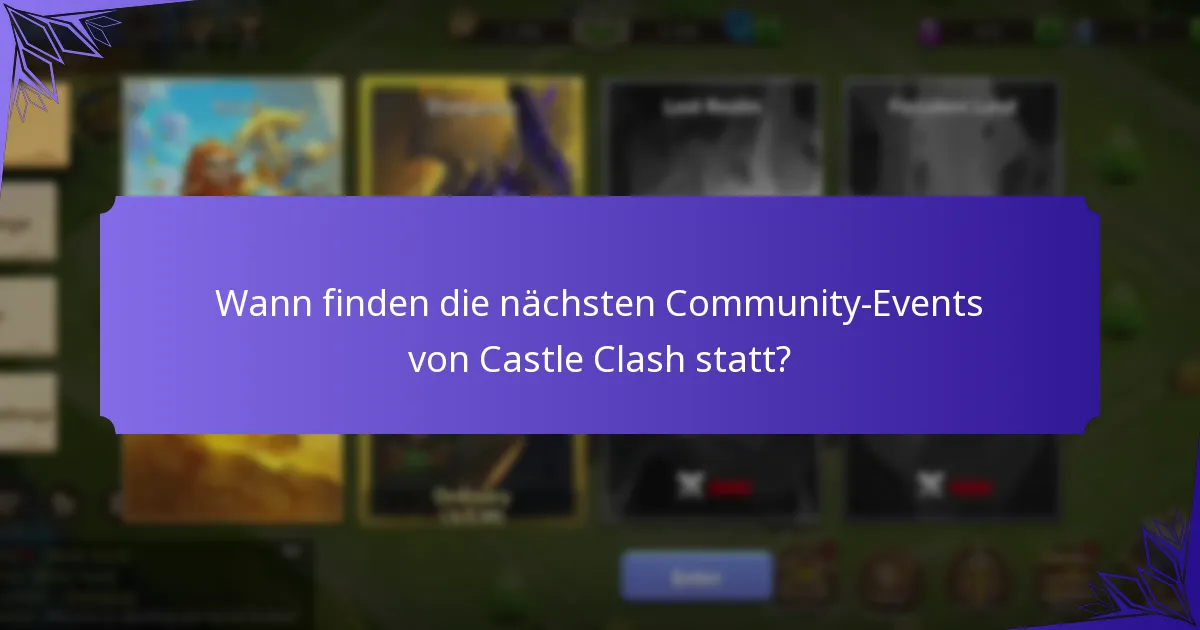 Wie funktionieren die Verlosungen in Castle Clash?