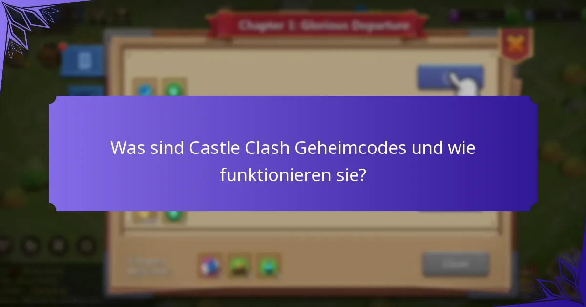 Welche Geheimcodes sind derzeit aktiv?
