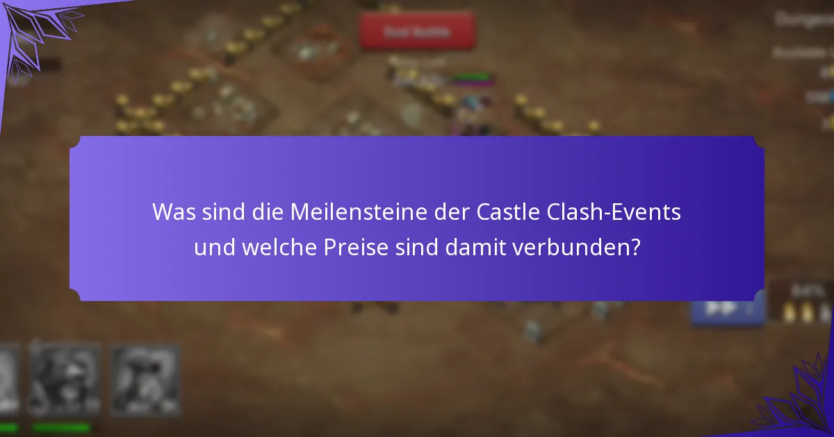 Wie funktionieren die Gemeinschaftsherausforderungen in den Castle Clash-Events?