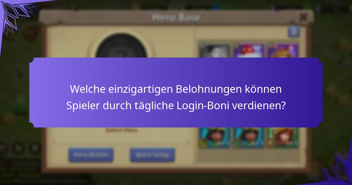 Welche einzigartigen Belohnungen können Spieler durch tägliche Login-Boni verdienen?