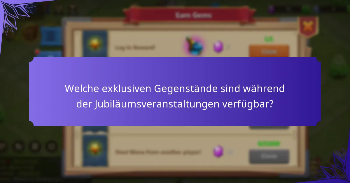 Wie können die Spieler an den Jubiläumsveranstaltungen teilnehmen?