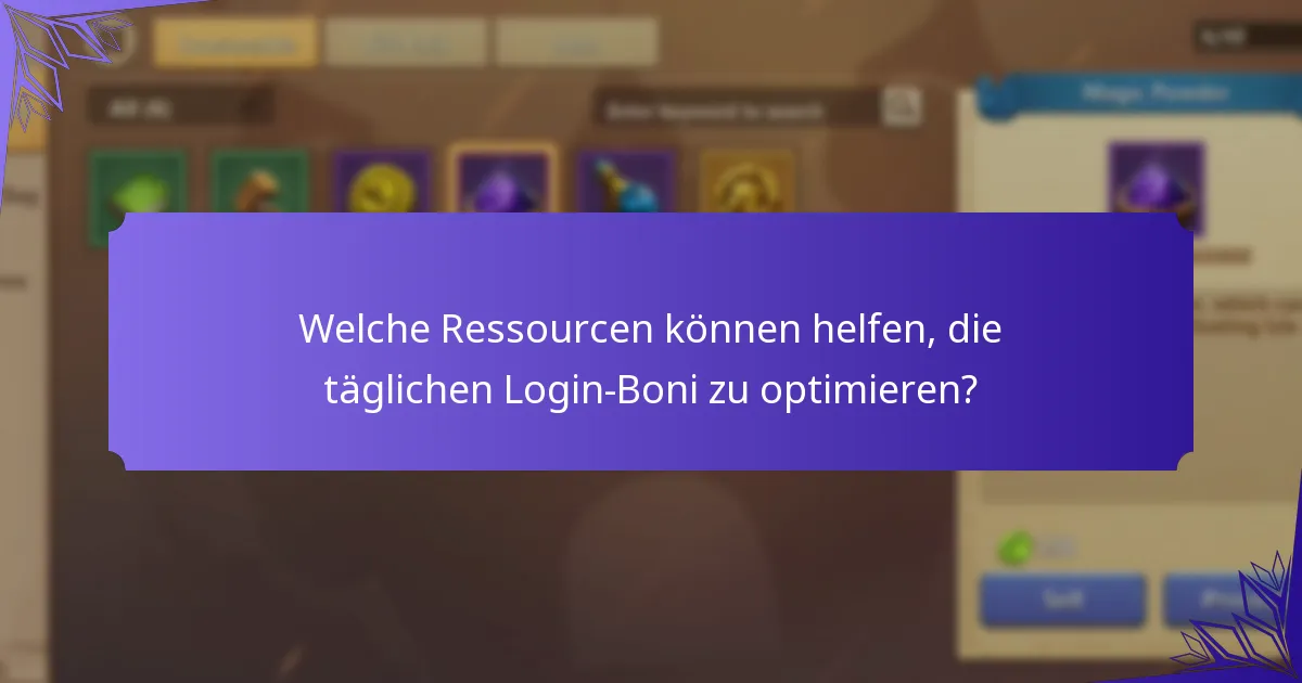 Welche speziellen Aktionen sind für tägliche Login-Boni verfügbar?